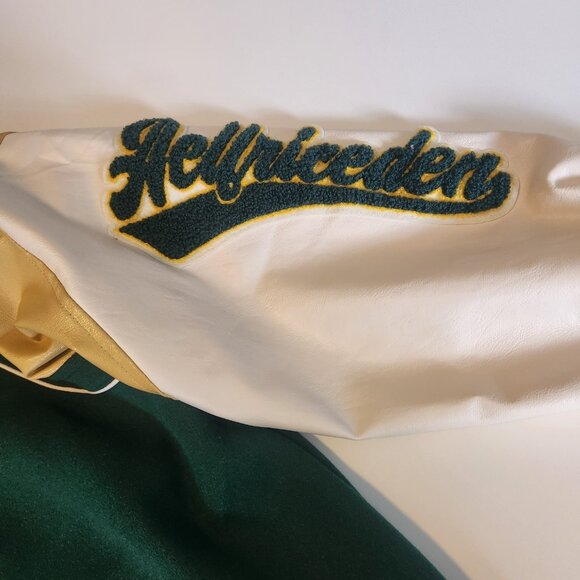 Elfric Eden Varsity Jacket Baseball Vintage Design Hip Hop Mens Small‎ NEW NWOT - Picture 7 of 16